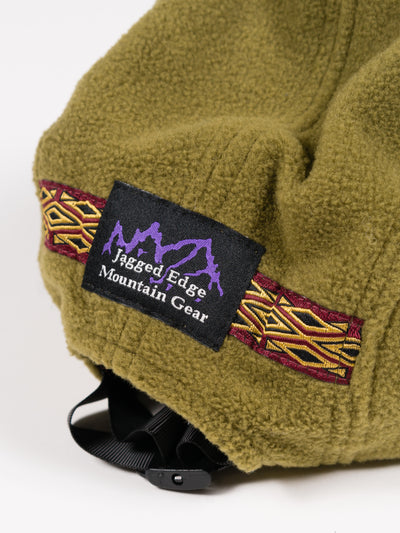 Jagged Edge Mountain Gear x Ill One Eighty Mid-Bill Fleece Cap Olive