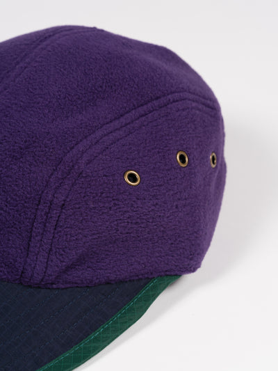 Jagged Edge Mountain Gear x Ill One Eighty Mid-Bill Fleece Cap Purple