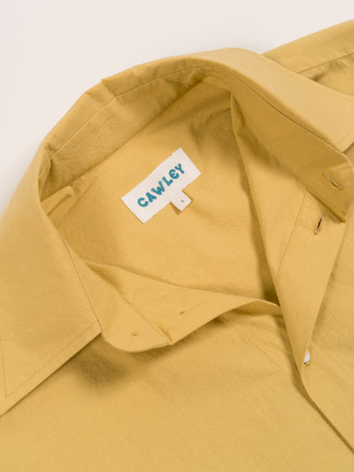 Japanese Cotton Big Shirt Celery