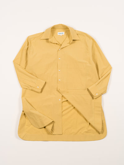 Japanese Cotton Big Shirt Celery