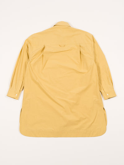 Japanese Cotton Big Shirt Celery