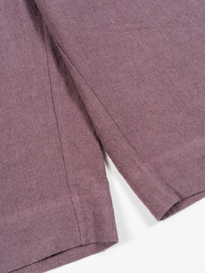 Japanese Linen Willa Short Grape