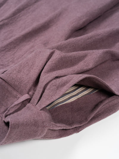 Japanese Linen Willa Short Grape