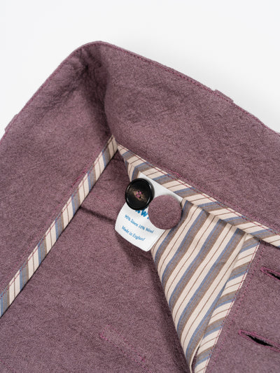 Japanese Linen Willa Short Grape