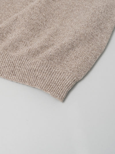 7G Melange Pullover Melange Beige
