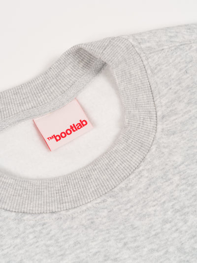 'LAND LOVER' Crewneck Sweatshirt Ash Grey