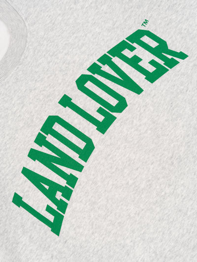 'LAND LOVER' Crewneck Sweatshirt Ash Grey