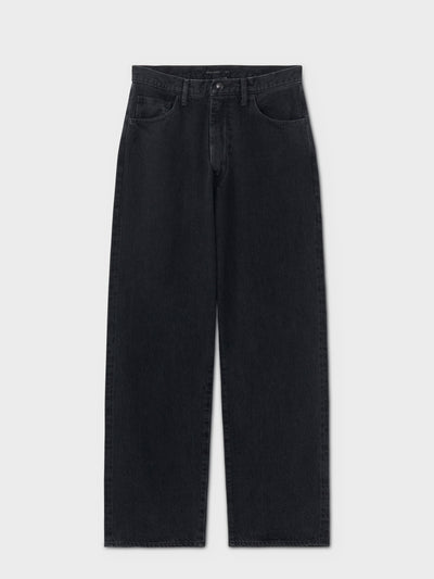 Lady White Co. x Phigvel Makers & Co Classic Jeans Wide Black Hand Fade