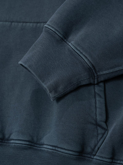 Mini Hoodie Pigment Pitch Teal