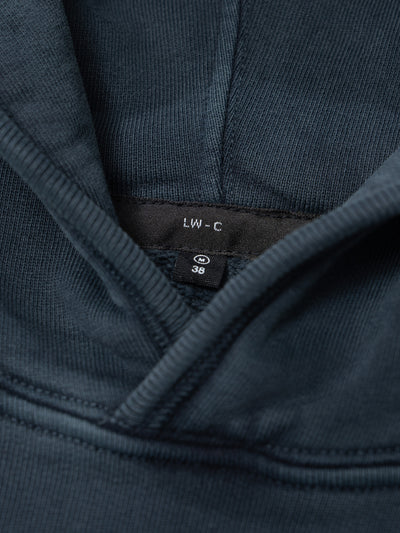 Mini Hoodie Pigment Pitch Teal