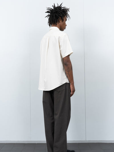 Lynn Poplin S/S Shirt Almost Yellow