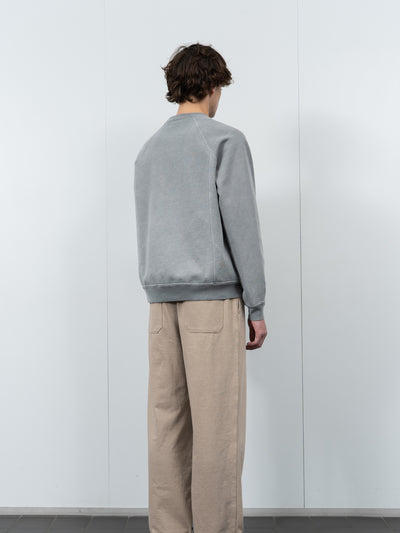 Heavy Gusset Crewneck Pigment Kelp