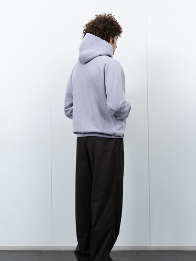 Super Weighted Hoodie Lilac Grey