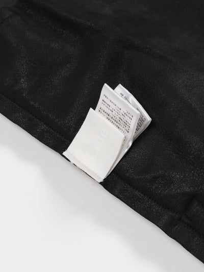 Sheep Boa Shearling Vest Blue