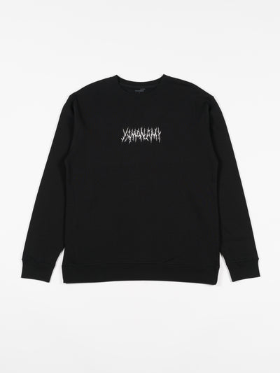 Logo Crewneck Sweatshirt Black