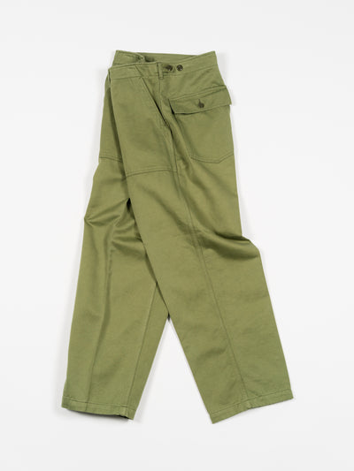 Loose Fatigue Pants Olive