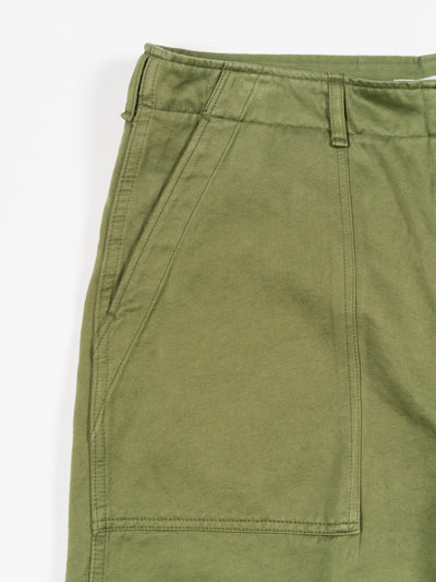Loose Fatigue Pants Olive