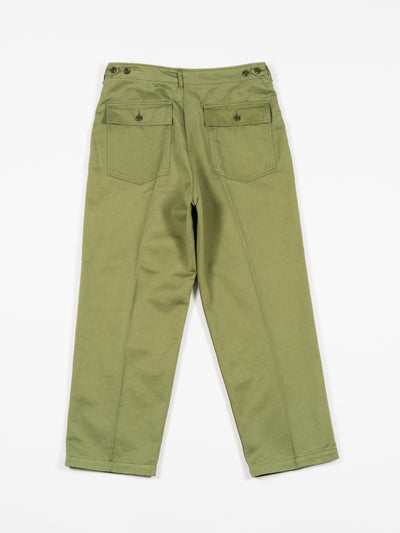 Loose Fatigue Pants Olive