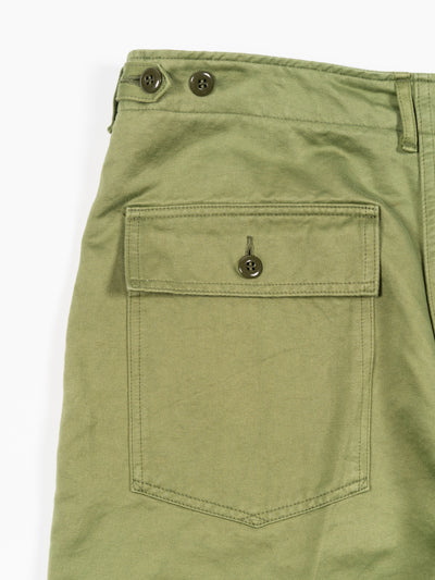 Loose Fatigue Pants Olive