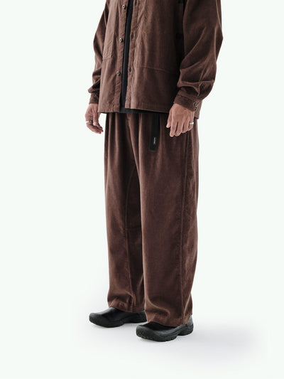 MP-111 Pleated Trouser Dark Hazel