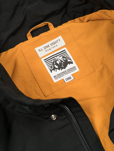 Mt. Ranier Design x Ill One Eighty Manten Parka Black