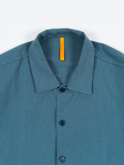 R21S5 Shop Shirt Petrol Oxford