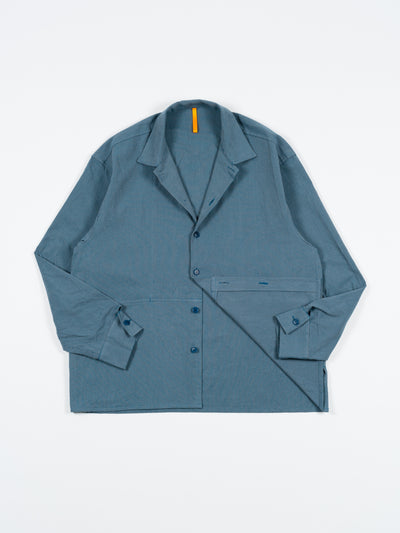 R21S5 Shop Shirt Petrol Oxford