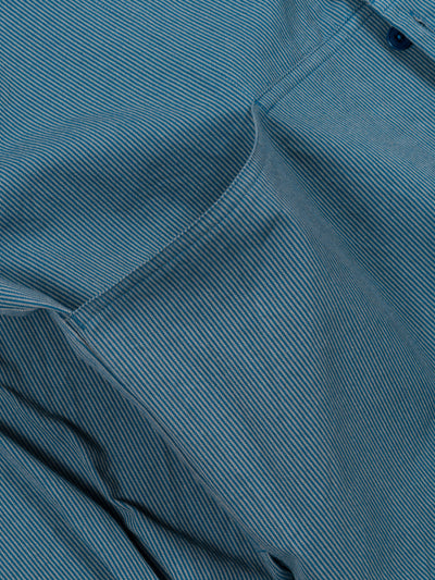 R21S5 Shop Shirt Petrol Oxford