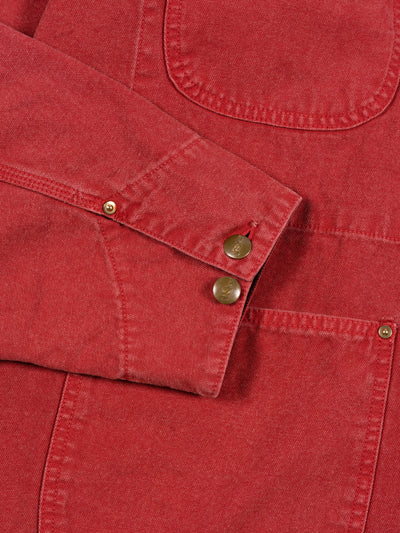 Relax Fit Oxford Coverall Red