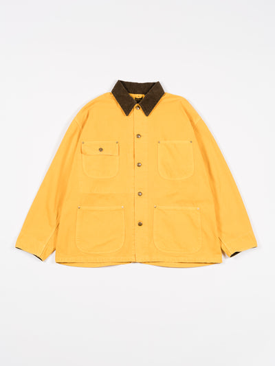 Relax Fit Oxford Coverall Yellow