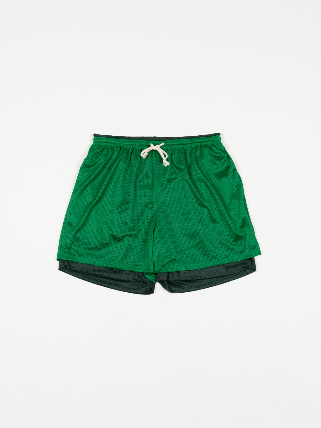 Reversible Mesh Ball Short Kelly Green & Forest Green | Pants