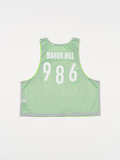 Reversible Ball Jersey Grey/Neon Green Mesh