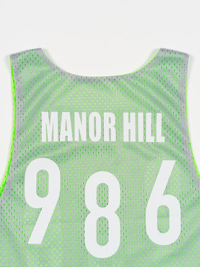 Reversible Ball Jersey Grey/Neon Green Mesh