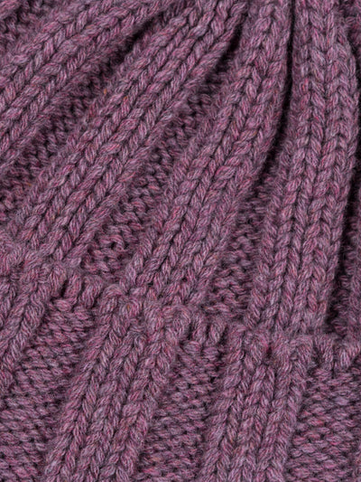 Rib Beanie Plum