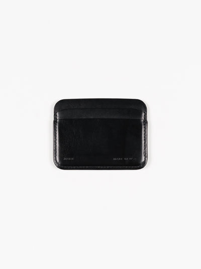 Round Luxe PLUS Wallet V2 Black Chromexcel