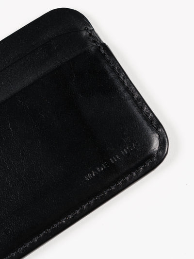 Round Luxe PLUS Wallet V2 Black Chromexcel