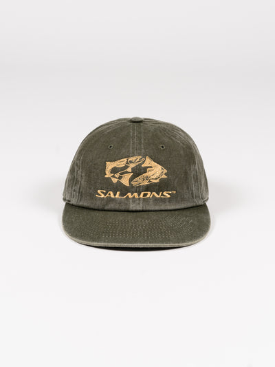 'SALMONS' Cap 'Angler's Edition' Hard Washed Sage