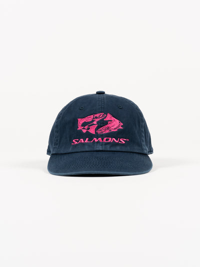 'SALMONS' Cap Washed Navy