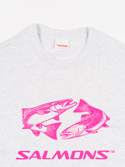 'SALMONS' T-Shirt Ash Grey