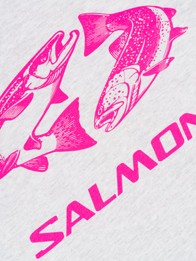 'SALMONS' T-Shirt Ash Grey