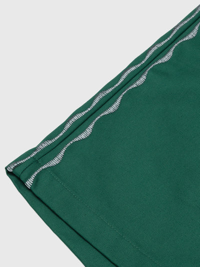 Welder's Stitch Loose Fit Work Shorts Work Green Silver