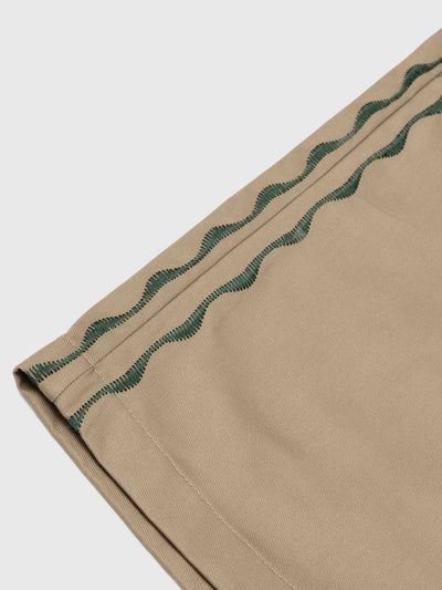 Welder's Stitch Loose Fit Work Shorts Tan Forest