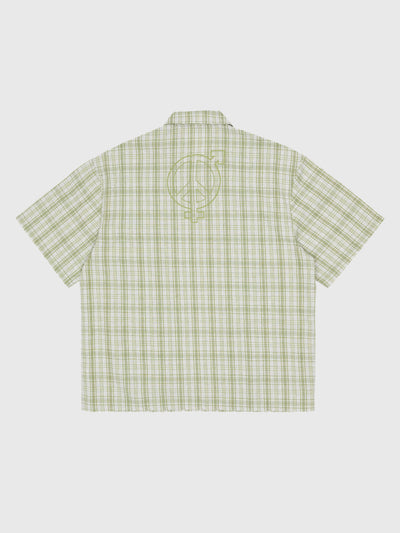 Half Zip Work Shirt Sage Grey