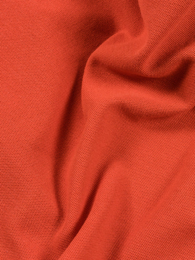 Seed Stitched Polo S/S Tee Orange