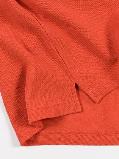 Seed Stitched Polo S/S Tee Orange