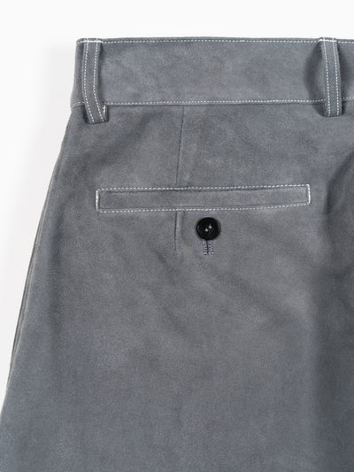 Sheep Suede Light Shorts Blue Gray