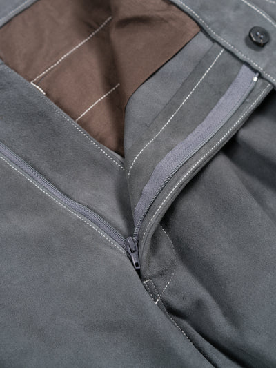 Sheep Suede Light Shorts Blue Gray