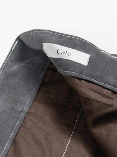 Sheep Suede Light Shorts Blue Gray