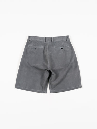 Sheep Suede Light Shorts Blue Gray