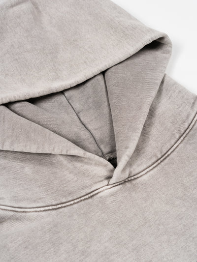 Spray Can Hoodie Washed & Distressed Grey